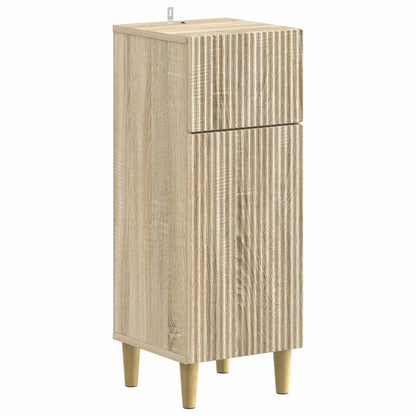 3 Piece Bathroom Cabinet Set ARNHEM Sonoma Oak Engineered Wood