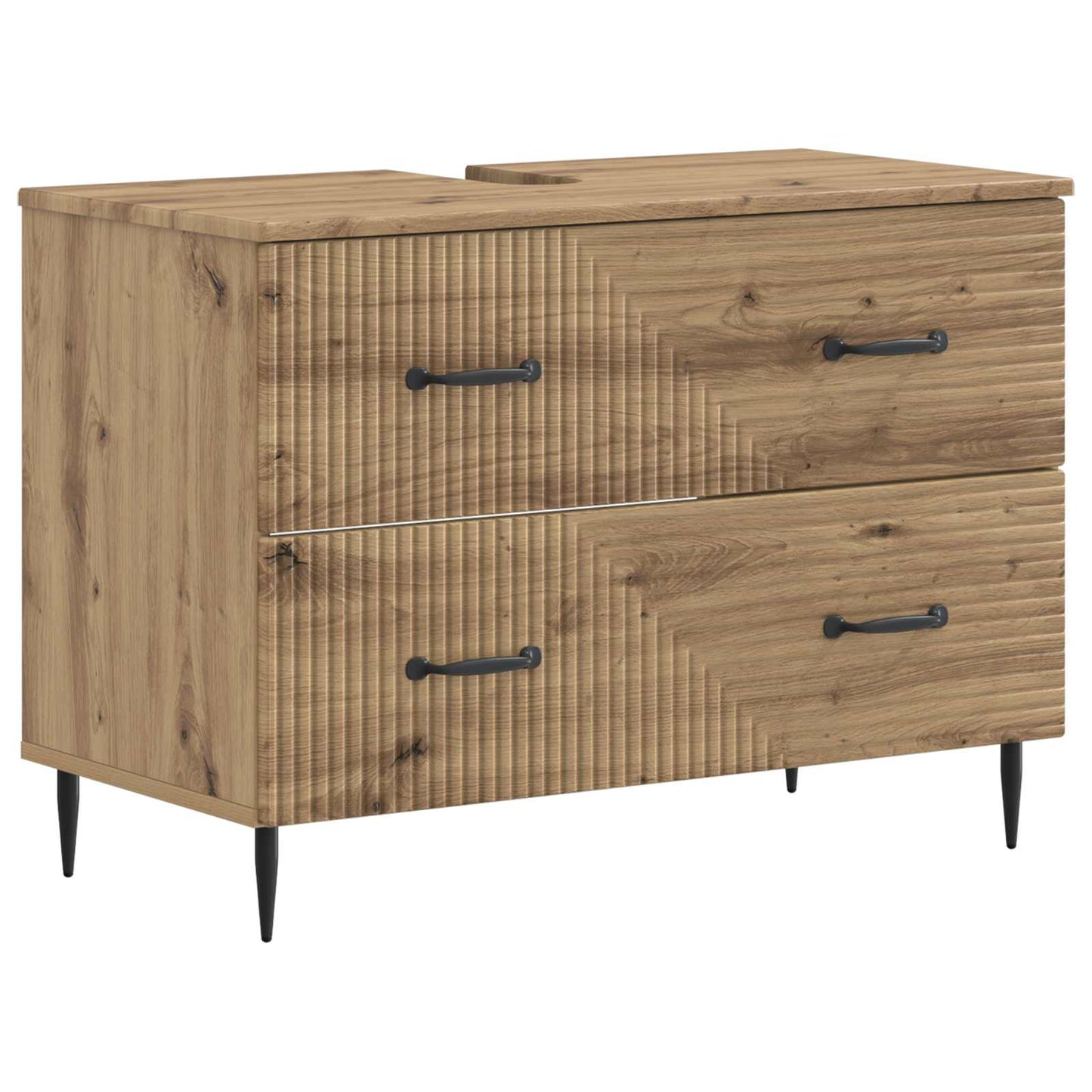 3 Piece Bathroom Cabinet Set HAARLEM Artisan Oak
