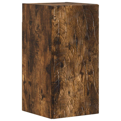 3 Piece Bathroom Cabinet Set DELFT Smoked Oak Engineered Wood