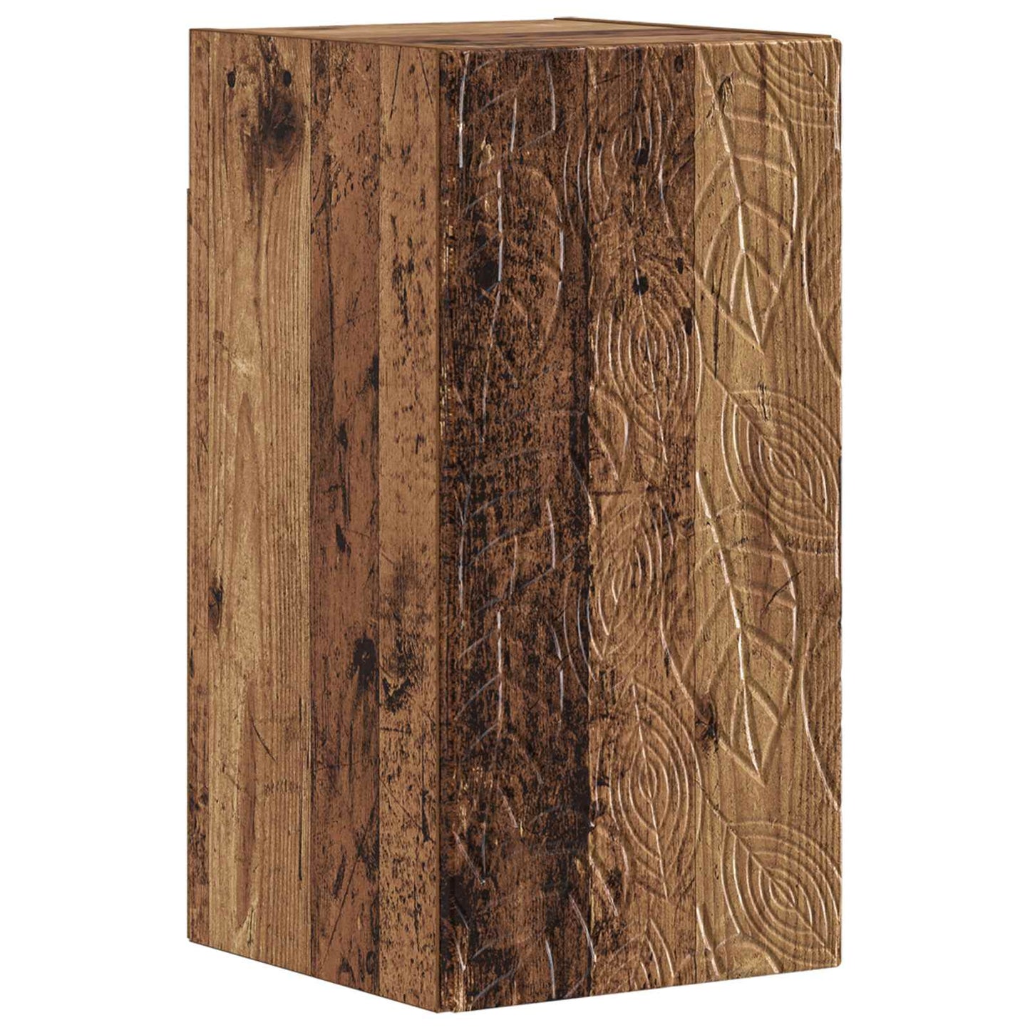 3 Piece Bathroom Cabinet Set DELFT Old Wood Engineered Wood