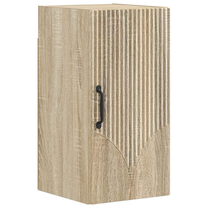 3 Piece Bathroom Cabinet Set HOORN Sonoma Oak Engineered Wood