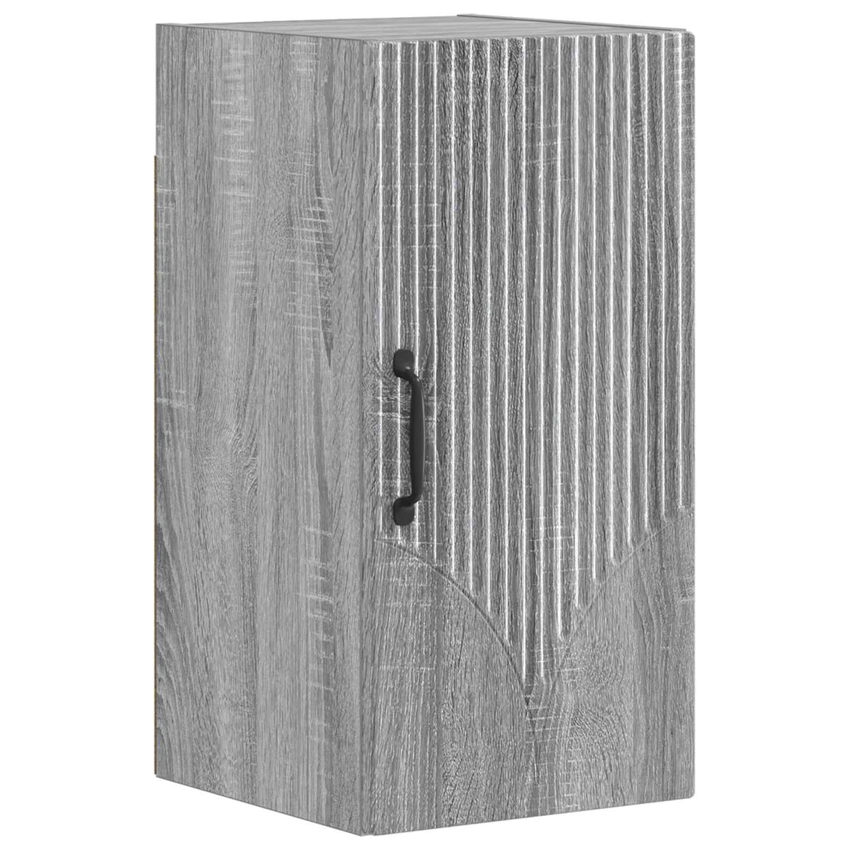 3 Piece Bathroom Cabinet Set HOORN Grey Sonoma Engineered Wood