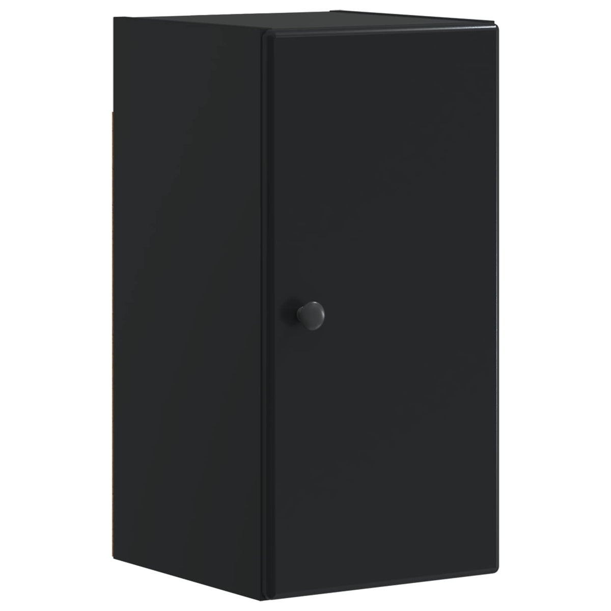 3 Piece Bathroom Cabinet Set BREDA Black Engineered Wood