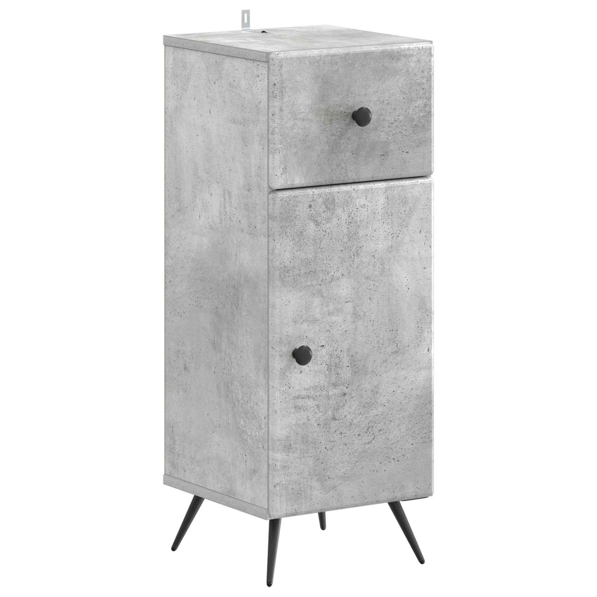 3 Piece Bathroom Cabinet Set BREDA Concrete Grey