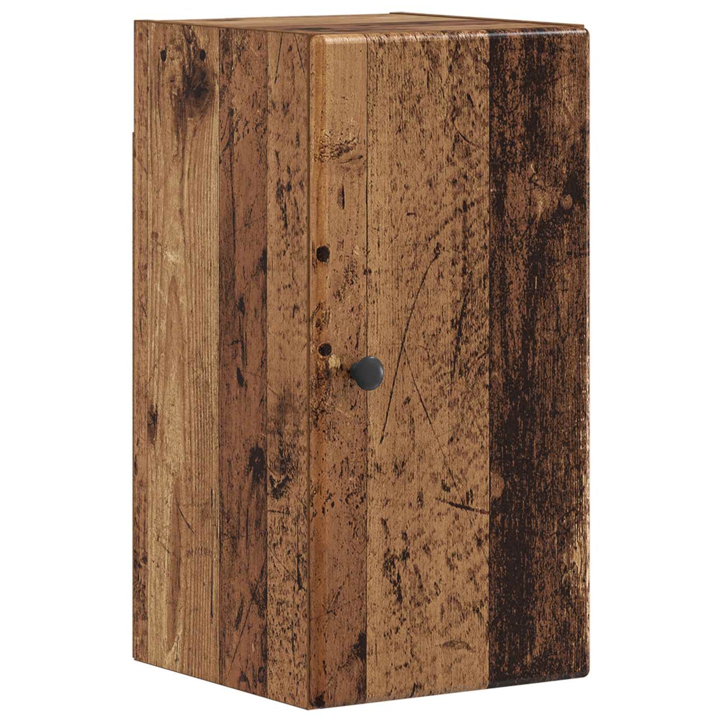 3 Piece Bathroom Cabinet Set BREDA Old Wood Engineered Wood