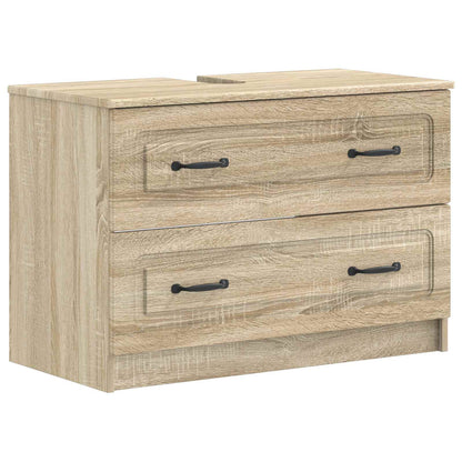 3 Piece Bathroom Cabinet Set UTRECHT Sonoma Oak Engineered Wood