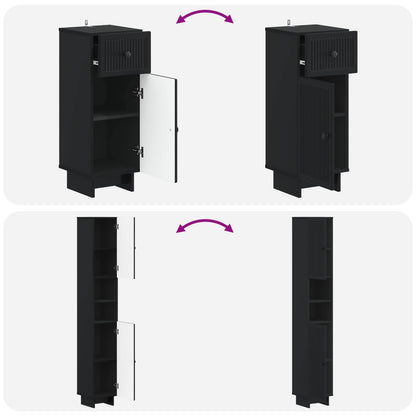 3 Piece Bathroom Cabinet Set EDE Engineered Wood