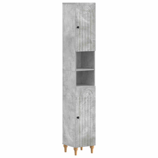 3 Piece Bathroom Cabinet Set ALKMAAR Engineered Wood