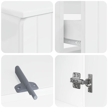 3 Piece Bathroom Cabinet Set ZWOLLE Engineered Wood