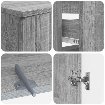 3 Piece Bathroom Cabinet Set ZWOLLE Engineered Wood