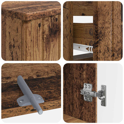 3 Piece Bathroom Cabinet Set ZWOLLE Engineered Wood
