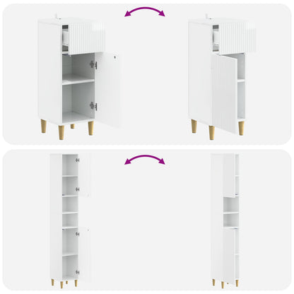 3 Piece Bathroom Cabinet Set ARNHEM Engineered Wood