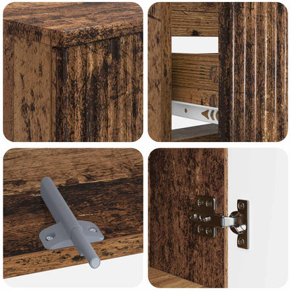 3 Piece Bathroom Cabinet Set ARNHEM Engineered Wood
