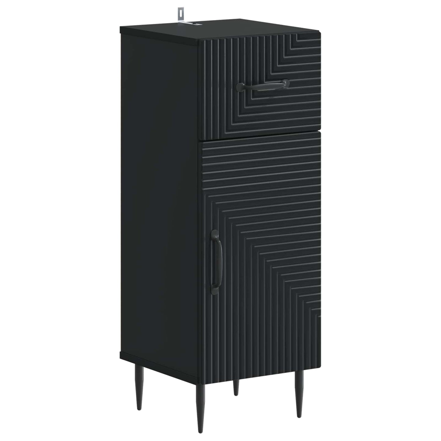 3 Piece Bathroom Cabinet Set HAARLEM Engineered Wood
