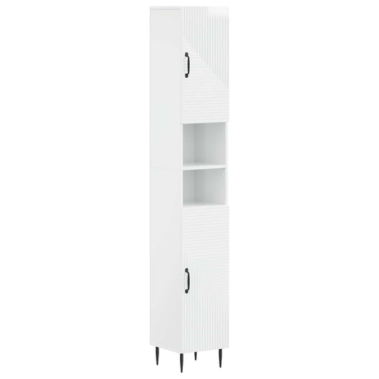 3 Piece Bathroom Cabinet Set HAARLEM Engineered Wood