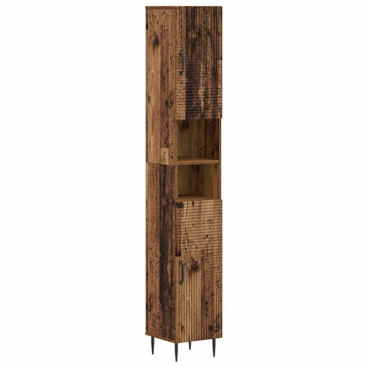 3 Piece Bathroom Cabinet Set HAARLEM Engineered Wood