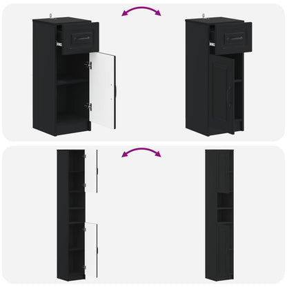 3 Piece Bathroom Cabinet Set UTRECHT Engineered Wood