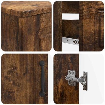 3 Piece Bathroom Cabinet Set UTRECHT Engineered Wood