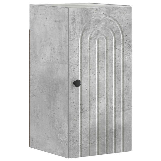 4 Piece Bathroom Cabinet Set ALKMAAR Concrete Grey