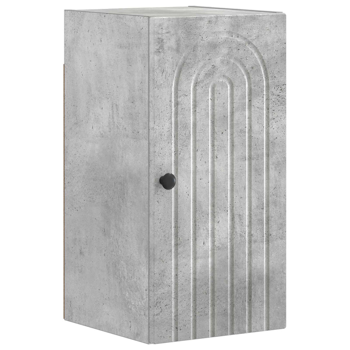 4 Piece Bathroom Cabinet Set ALKMAAR Concrete Grey