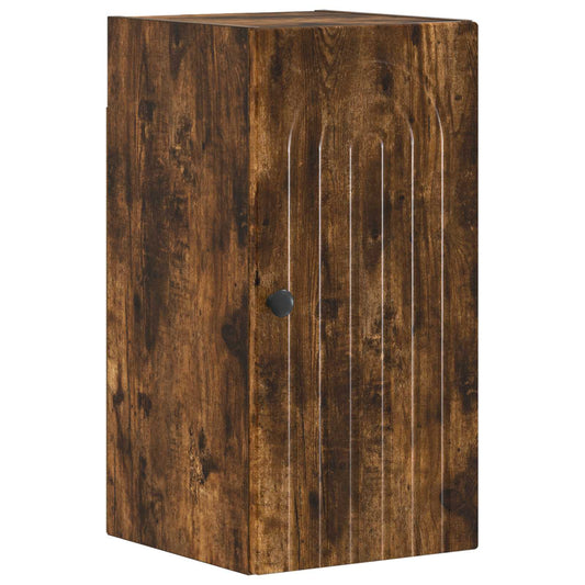 4 Piece Bathroom Cabinet Set ALKMAAR Smoked Oak Engineered Wood
