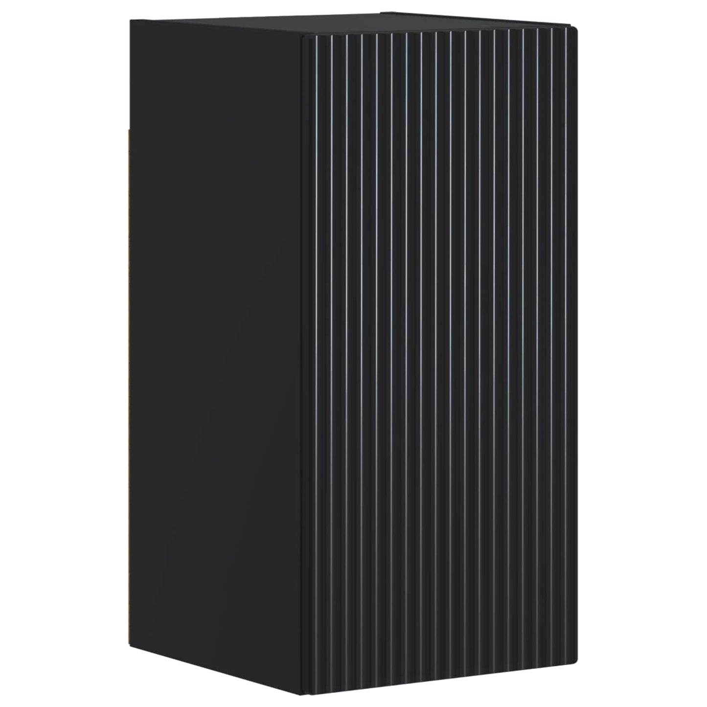 4 Piece Bathroom Cabinet Set ARNHEM Black Engineered Wood