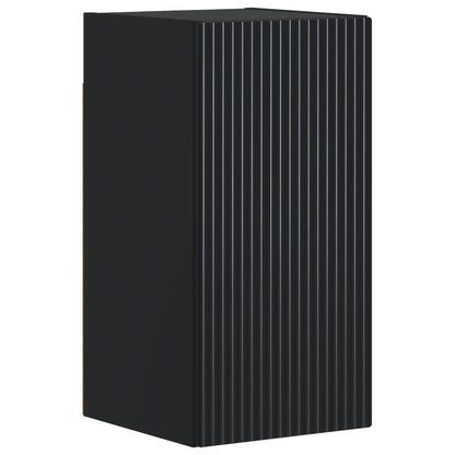 4 Piece Bathroom Cabinet Set ARNHEM Black Engineered Wood