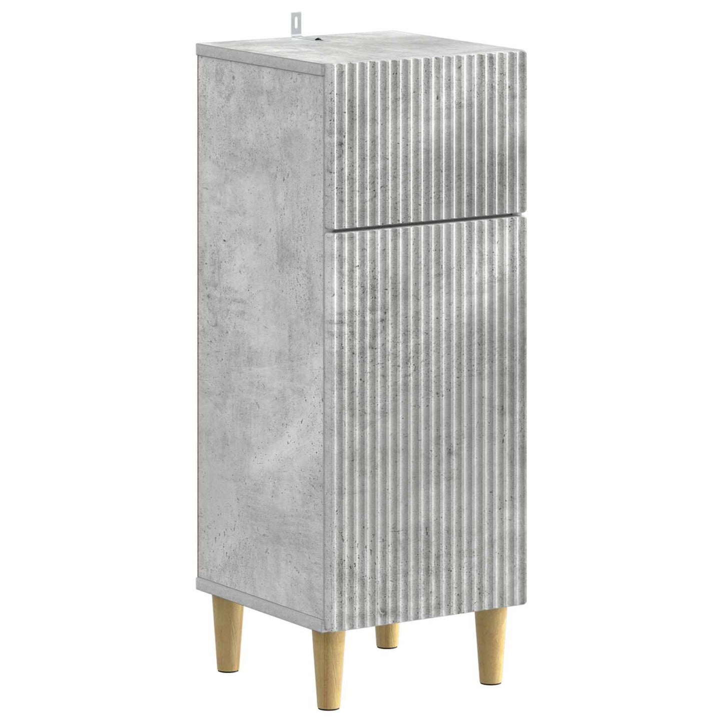 4 Piece Bathroom Cabinet Set ARNHEM Concrete Grey