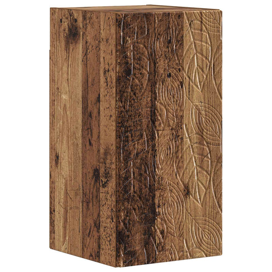 4 Piece Bathroom Cabinet Set DELFT Old Wood Engineered Wood