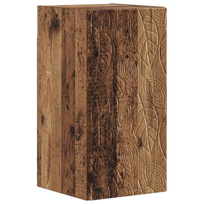 4 Piece Bathroom Cabinet Set DELFT Old Wood Engineered Wood