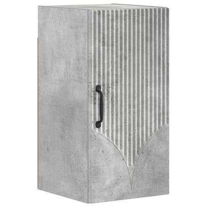 4 Piece Bathroom Cabinet Set HOORN Concrete Grey