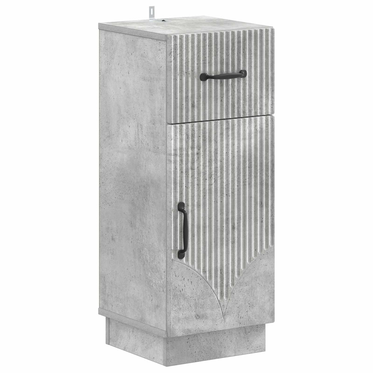 4 Piece Bathroom Cabinet Set HOORN Concrete Grey
