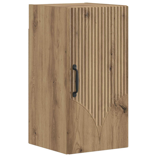 4 Piece Bathroom Cabinet Set HOORN Artisan Oak Engineered Wood