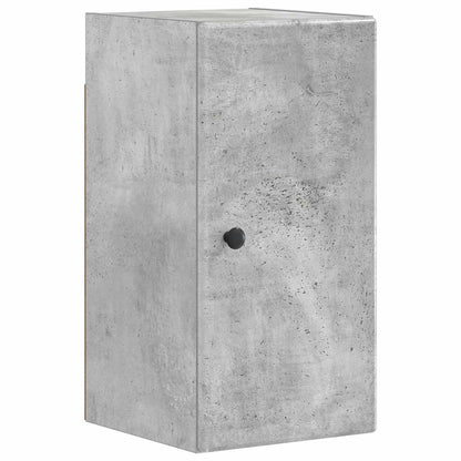 4 Piece Bathroom Cabinet Set BREDA Concrete Grey