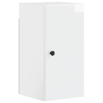4 Piece Bathroom Cabinet Set BREDA High Gloss White