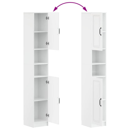 4 Piece Bathroom Cabinet Set UTRECHT High Gloss White