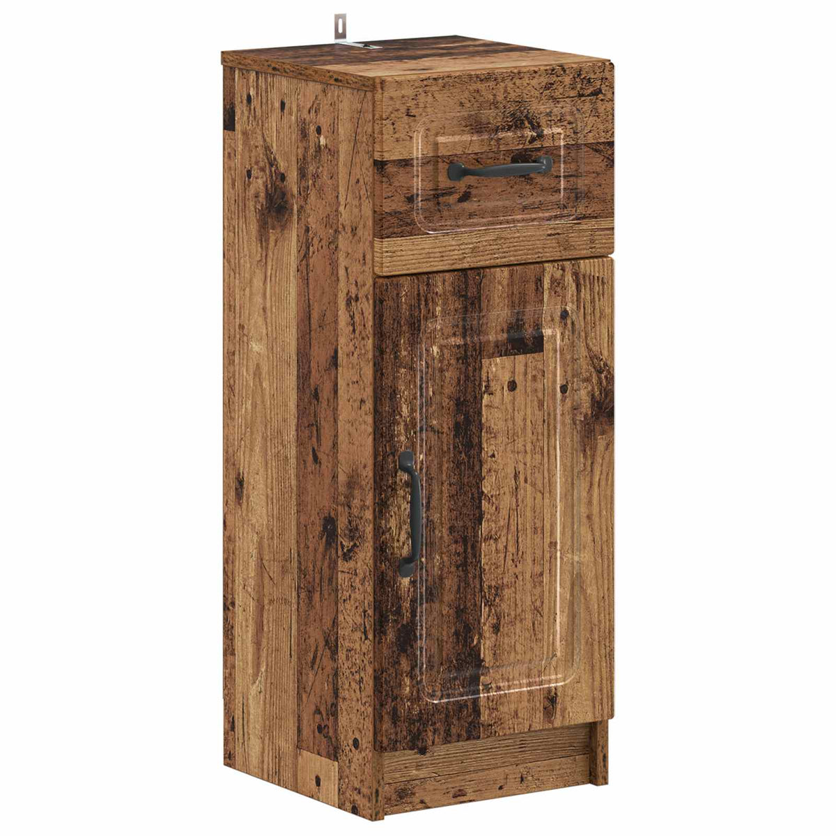 4 Piece Bathroom Cabinet Set UTRECHT Old Wood Engineered Wood