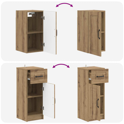 4 Piece Bathroom Cabinet Set UTRECHT Artisan Oak