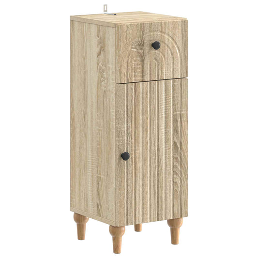 2 Piece Bathroom Cabinet Set ALKMAAR Sonoma Oak Engineered Wood