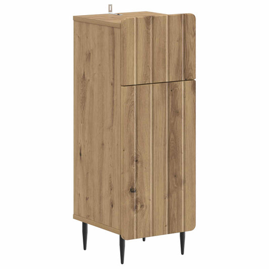 2 Piece Bathroom Cabinet Set ZWOLLE Artisan Oak Engineered Wood