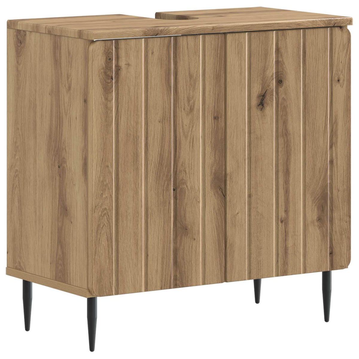 3 Piece Bathroom Cabinet Set ZWOLLE 3 pcs Artisan Oak