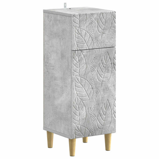 2 Piece Bathroom Cabinet Set DELFT Concrete Grey