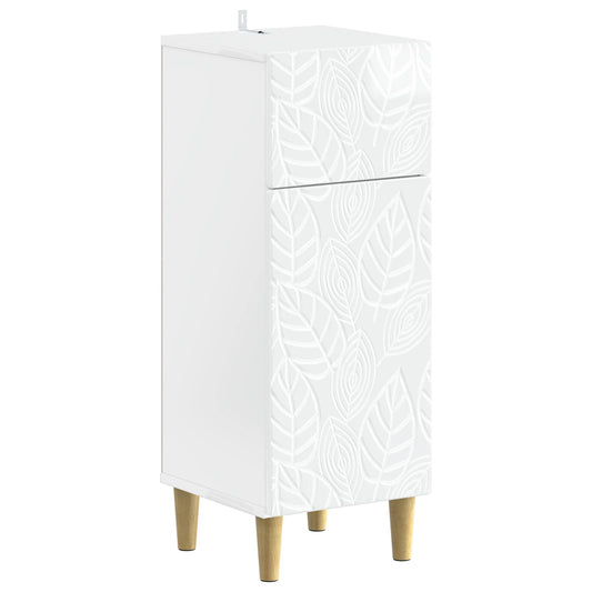 2 Piece Bathroom Cabinet Set DELFT High Gloss White