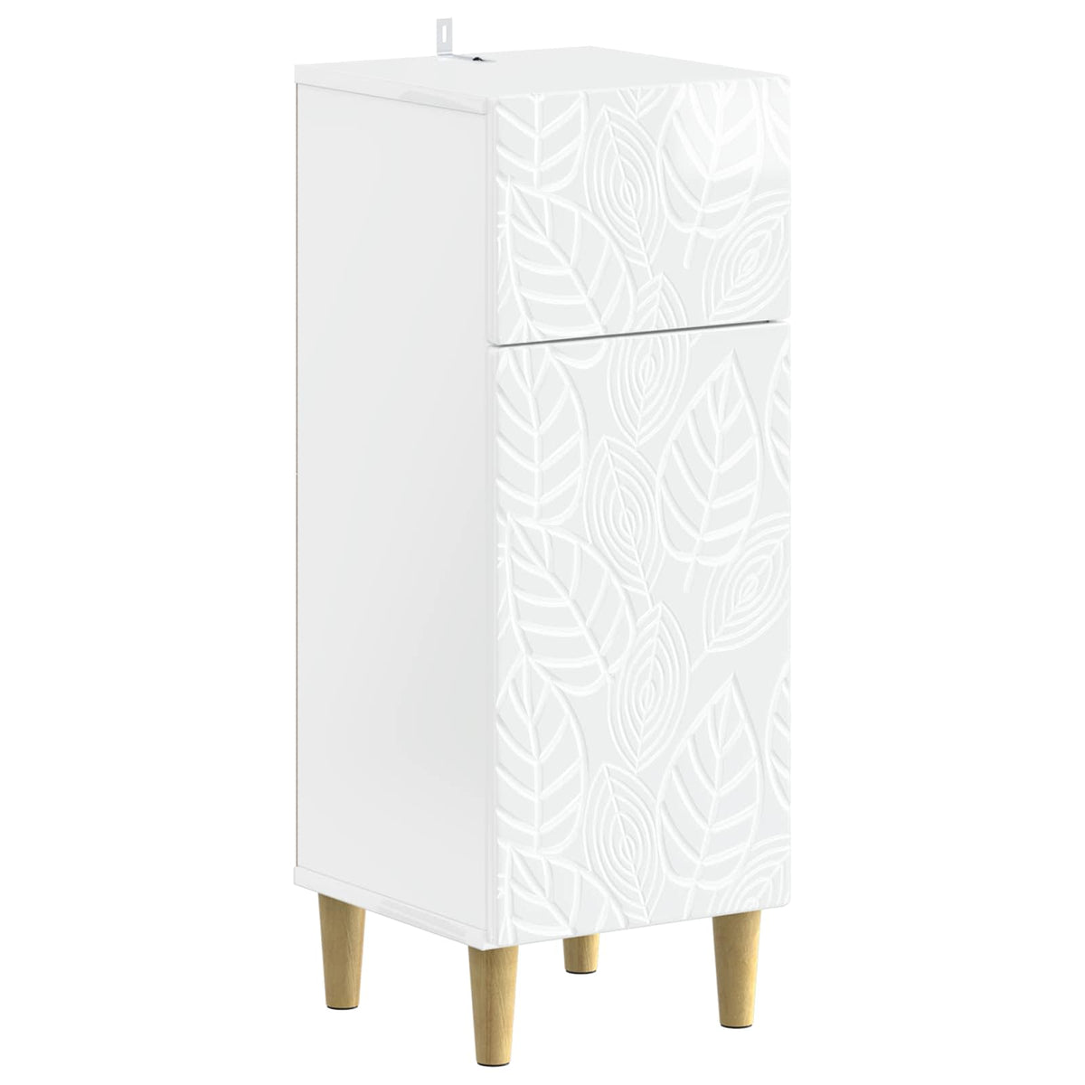 3 Piece Bathroom Cabinet Set DELFT High Gloss White