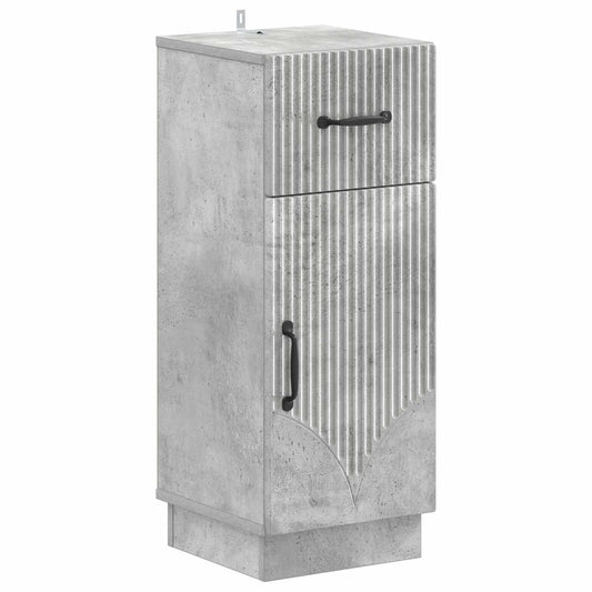 2 Piece Bathroom Cabinet Set HOORN Concrete Grey