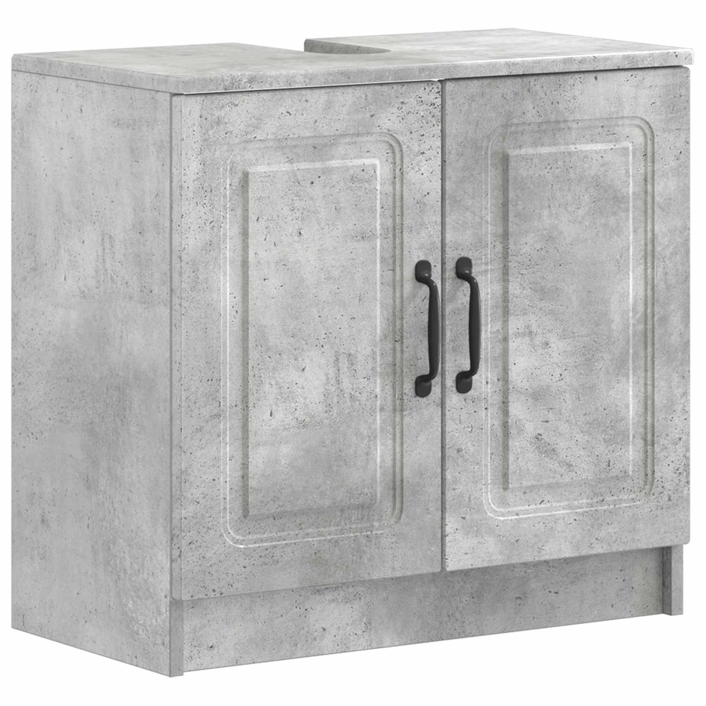 3 Piece Bathroom Cabinet Set UTRECHT Concrete Grey