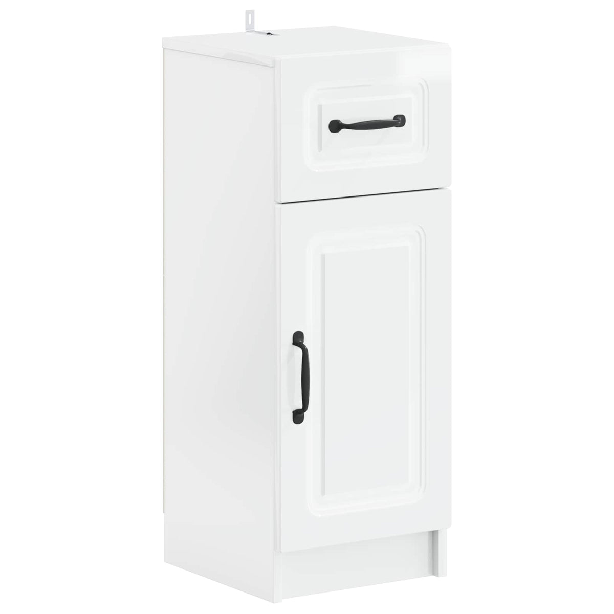 3 Piece Bathroom Cabinet Set UTRECHT High Gloss White