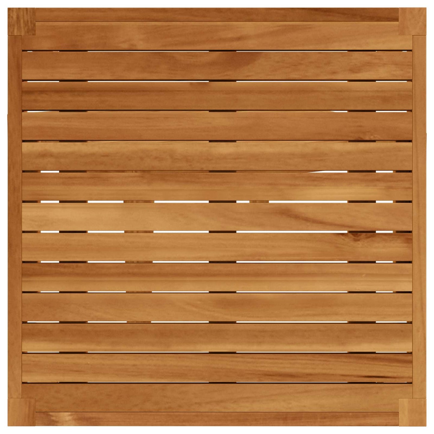 10 pcs Solid Acacia Wood & Rope Natural