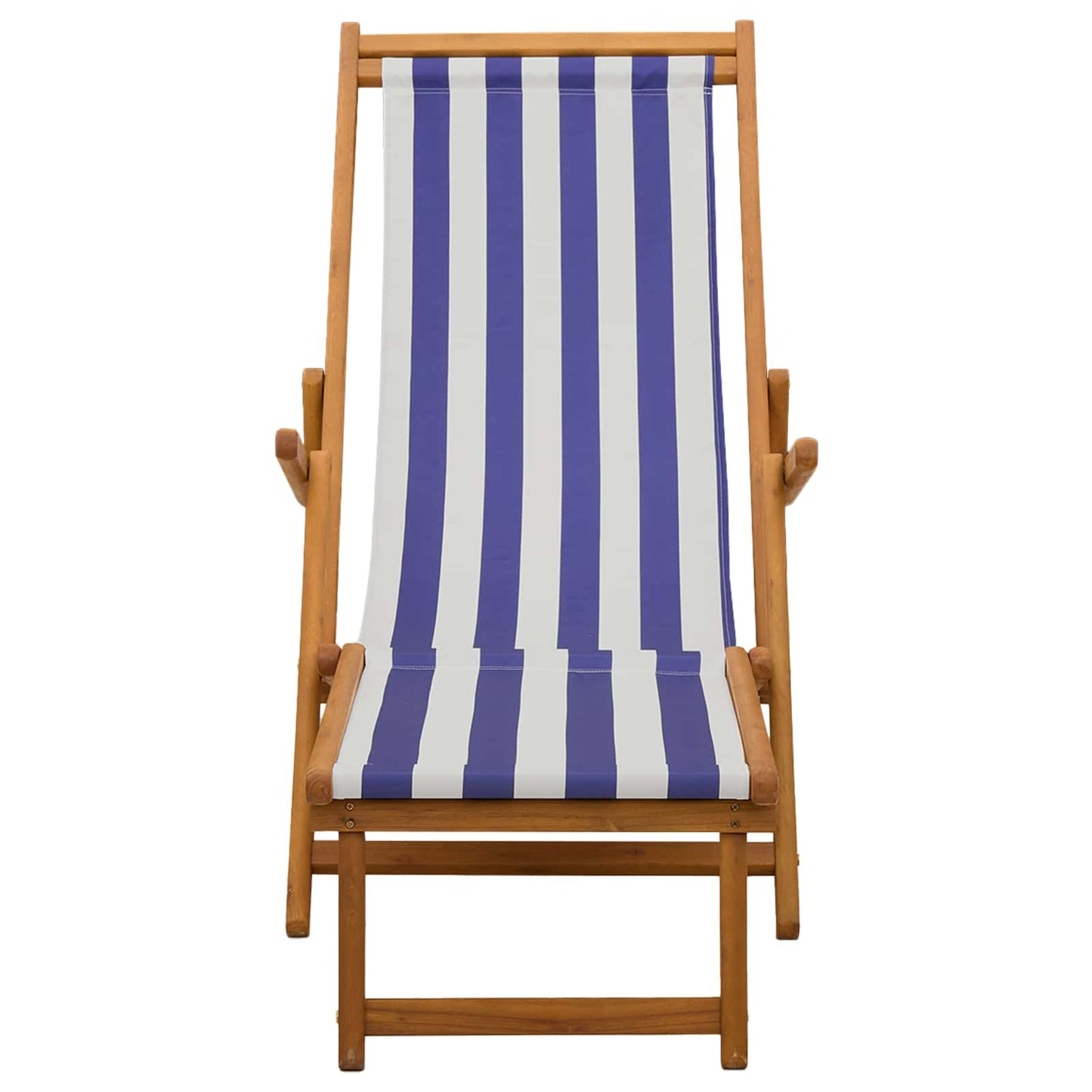 Folding Sun Lounger 2 pcs 3 Position Solid Eucalyptus Wood