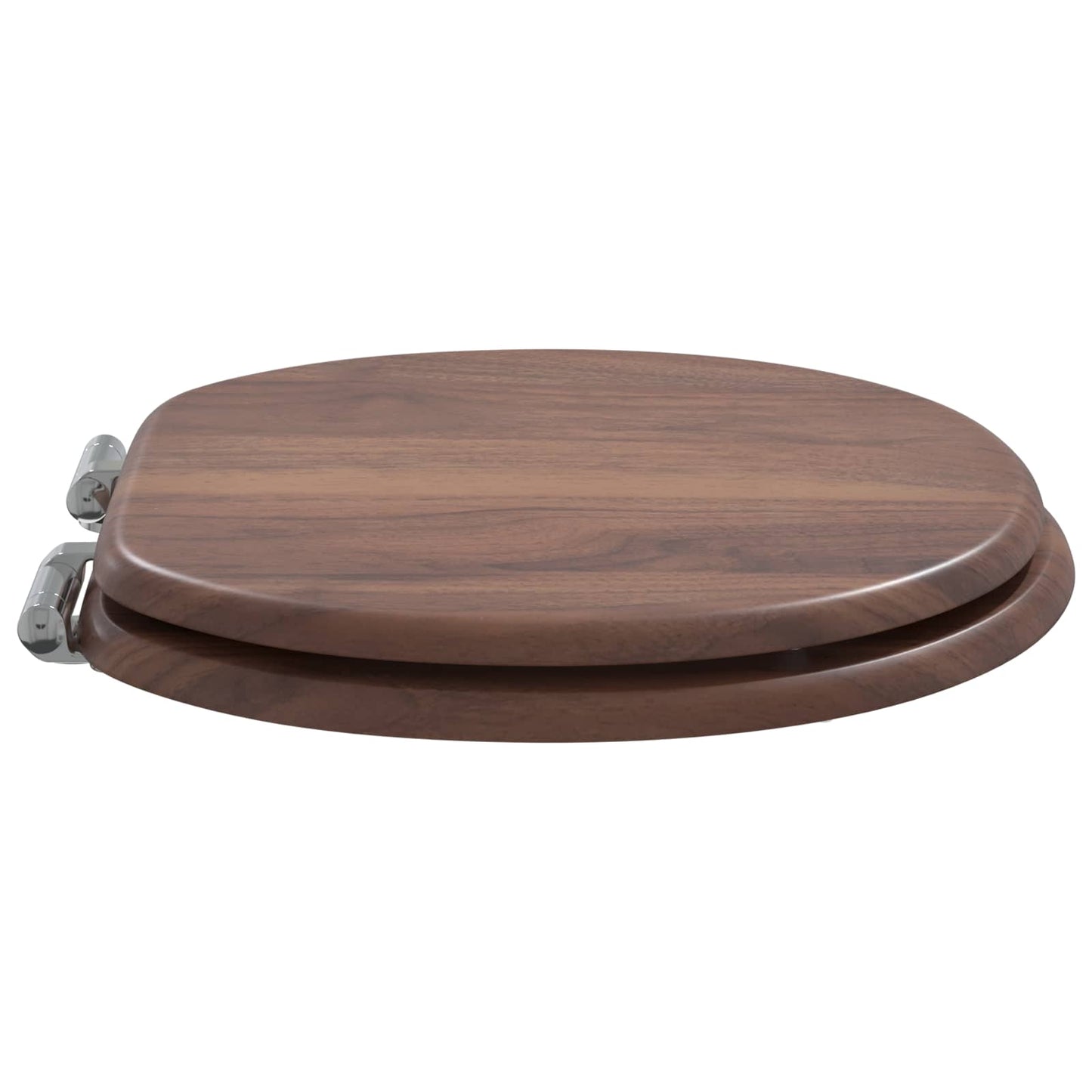 Soft-Close Toilet Seat Brown 44 x 38 cm MDF board
